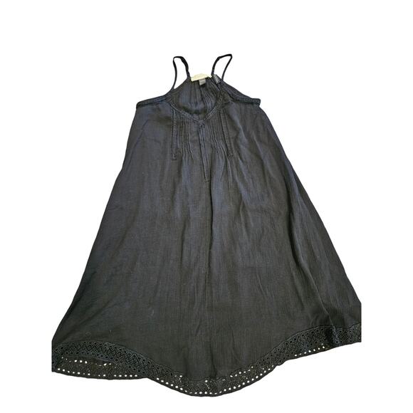 Love sam pea in the pod gauzy cotton dress black maternity photos boho small - Picture 1 of 7